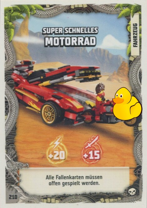 LEGO Ninjago Serie 6 | #210 Super schnelles Motorrad 