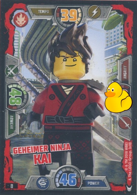 LEGO Ninjago Serie 3 | #008 Geheimer Ninja Kai LEGO Ninjago Serie 3 | #008 Geheimer Ninja Kai