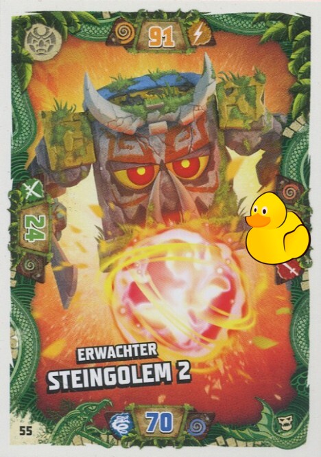 LEGO Ninjago Serie 6 Next Level | #055 Erwachter Steingolem 2 
