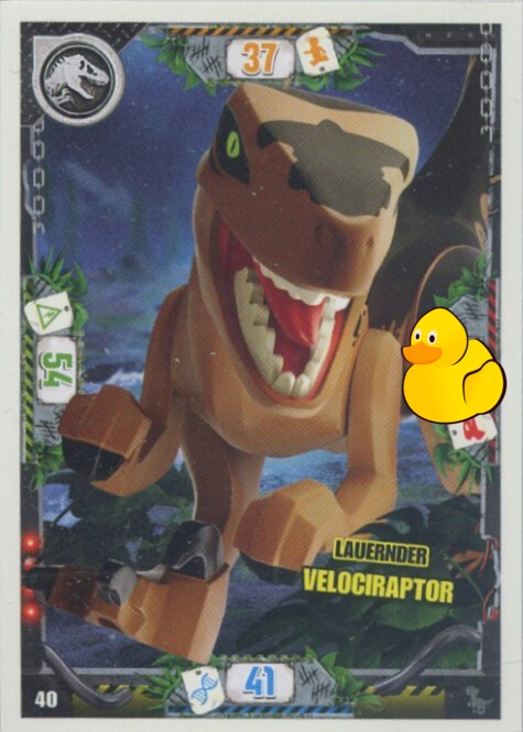 LEGO Jurassic World Serie 3 | #040 Lauernder Velociraptor