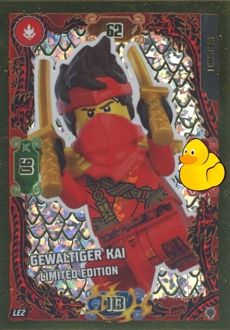 LEGO Ninjago Serie 11 | #LE002 Gewaltiger Kai Limited Edition