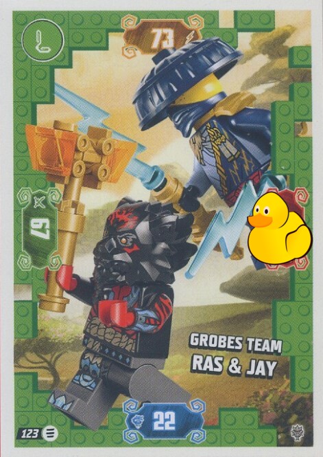 LEGO Ninjago Serie 11 | #123 Grobes Team Ras & Jay