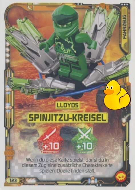 LEGO Ninjago Serie 5 Next Level | #123 Lloyds Spinjitzu-Kreisel 