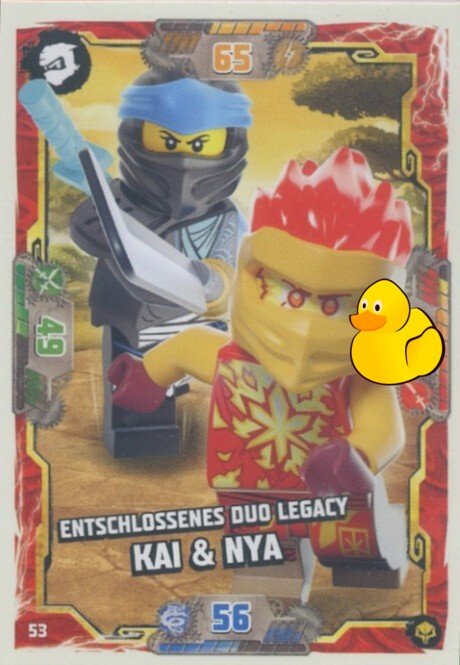 LEGO Ninjago Serie 7 Next Level | #053 Entschlossenes Duo Legacy Kai & Nya