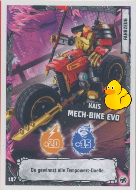 LEGO Ninjago Serie 8 Next Level | #197 Kais Mech-Bike EVO
