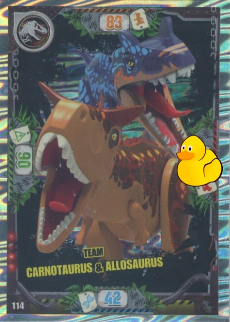 LEGO Jurassic World Serie 3 | #114 Team Carnotaurus & Allosaurus