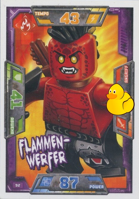 LEGO Nexo Knights Serie 1 | #092 Flammenwerfer
