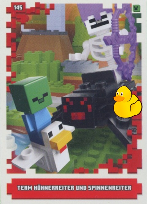 LEGO Minecraft Serie 1 | #145 Team Hühnerreiter und Spinnenreiter