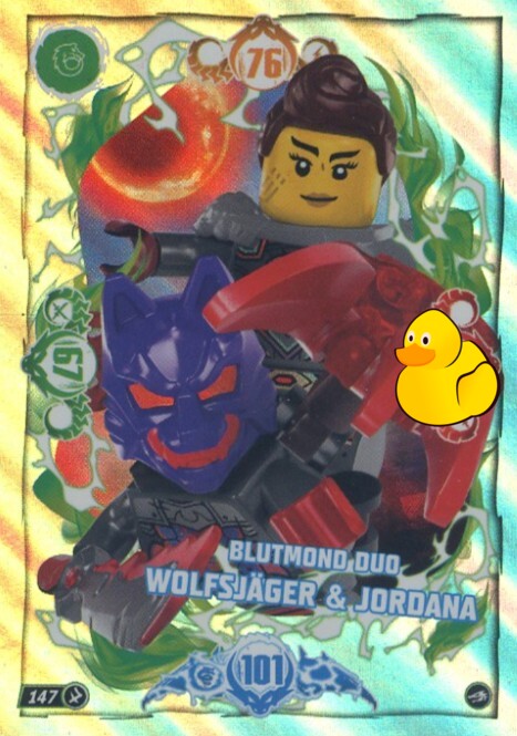 LEGO Ninjago Serie 10 |  #147 Blutmond Duo Wolfsjäger & Jordana