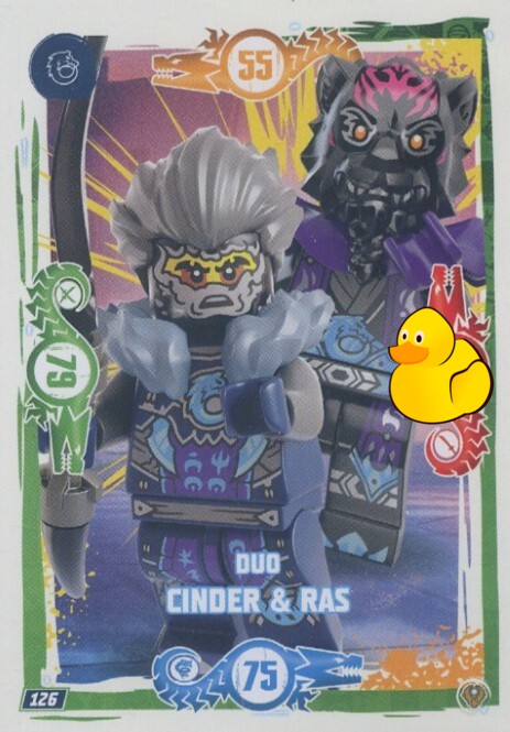 LEGO Ninjago Serie 9 Next Level  | #126 Duo Cinder & Ras