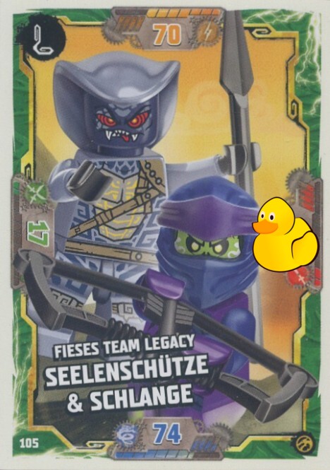 LEGO Ninjago Serie 7 | #105 Fieses Team Seelenschütze & Schlange