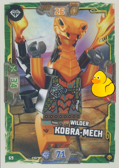 LEGO Ninjago Serie 7 Next Level | #069 Wilder Kobra-Mech