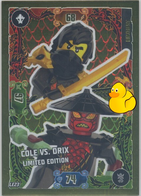 LEGO Ninjago Serie 11 | #LE023 Cole vs. Drix Limited Edition