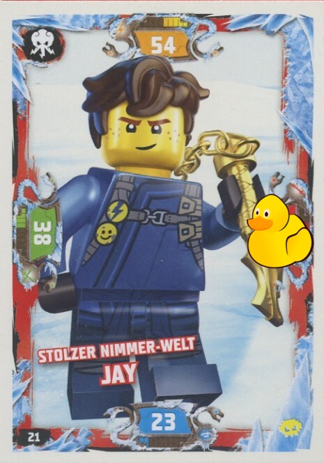 LEGO Ninjago Serie 5 Next Level | #021 Stolzer Nimmer-Welt Jay 
