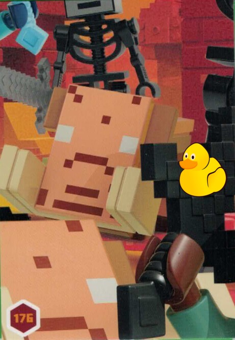 LEGO Minecraft Serie 3 | #176 Puzzlekarte Der Nether 5