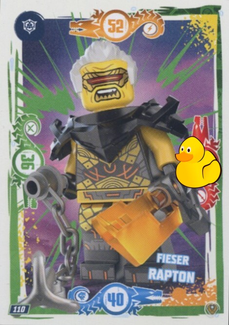 LEGO Ninjago Serie 9 Next Level  | #110 Fieser Rapton