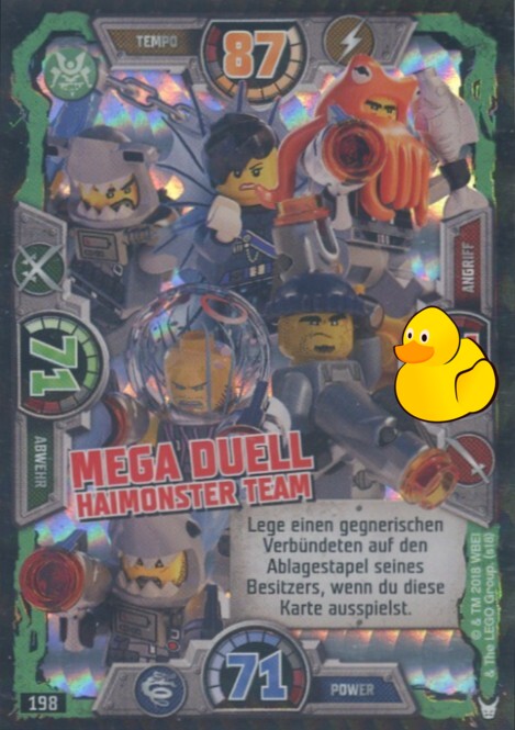 LEGO Ninjago Serie 3 | #198 Mega Duell Haimonster Team
