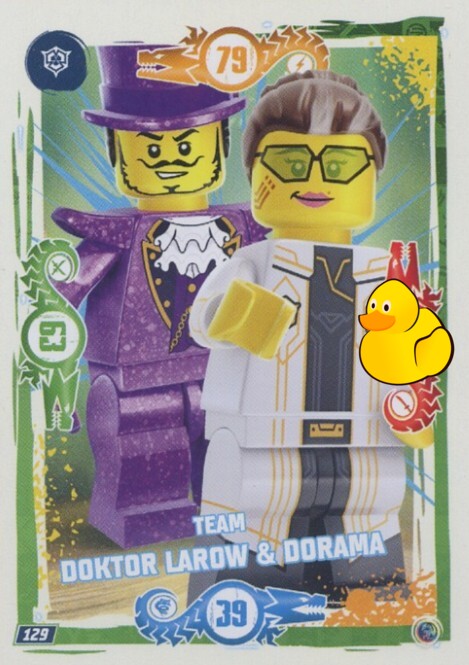 LEGO Ninjago Serie 9 | #129 Team Doktor LaRow & Dorama