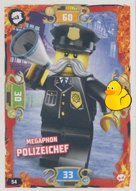 LEGO Ninjago Serie 5 | #054 Megaphon Polizeichef LEGO Ninjago Serie 5 | #054 Megaphon Polizeichef