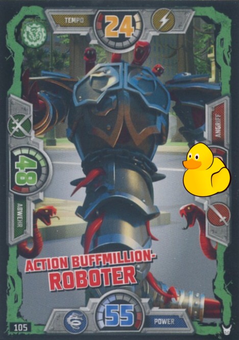 LEGO Ninjago Serie 3 | #105 Action Buffmillion Roboter 