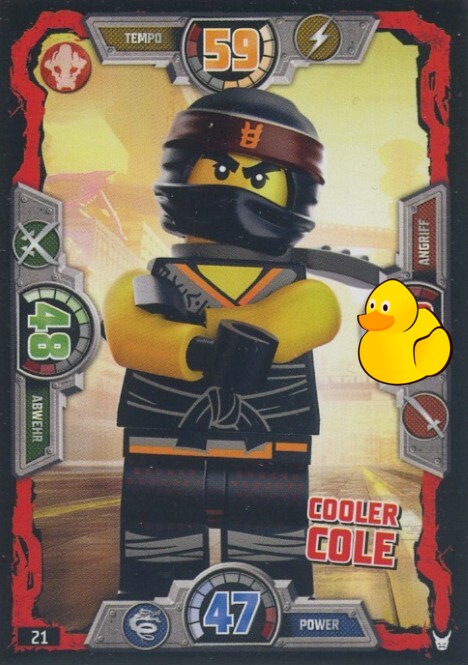 LEGO Ninjago Serie 3 | #021 Cooler Cole LEGO Ninjago Serie 3 | #021 Cooler Cole