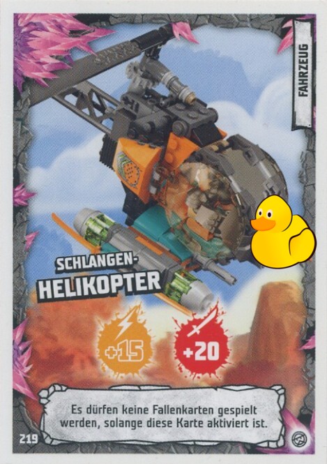 LEGO Ninjago Serie 8 | #219 Schlangen-Helikopter