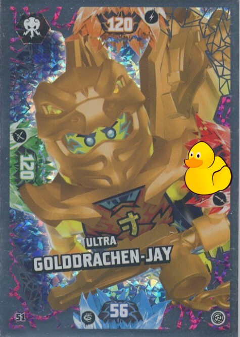 LEGO Ninjago Serie 8 | #051 Ultra Golddrachen-Jay