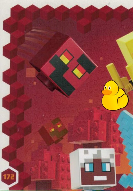 LEGO Minecraft Serie 3 | #172 Puzzlekarte Der Nether 1