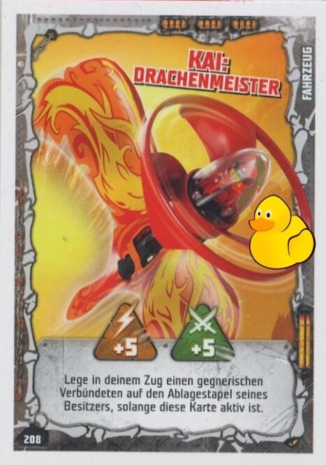 LEGO Ninjago Serie 4 | #208 Kai: Drachenmeister 