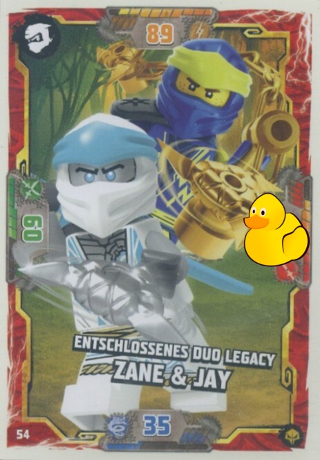 LEGO Ninjago Serie 7 Next Level | #054 Entschlossenes Duo Legacy Zane & Jay