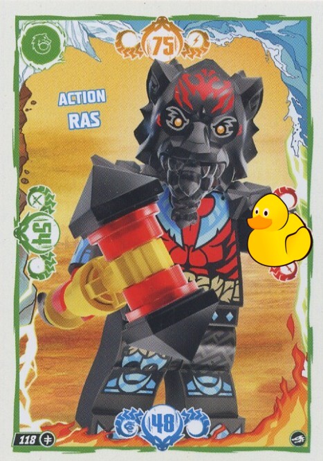 LEGO Ninjago Serie 10 |  #118 Action Ras