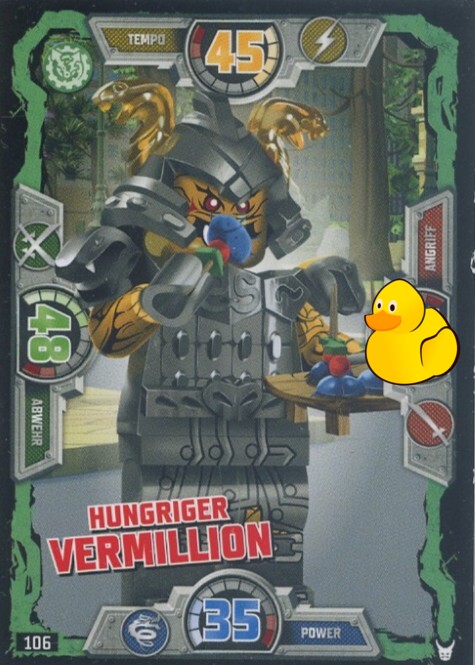 LEGO Ninjago Serie 3 | #106 Hungriger Vermillion 