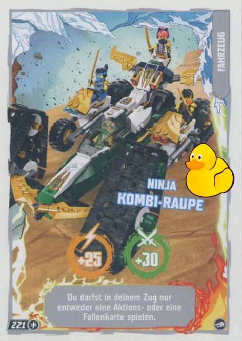 LEGO Ninjago Serie 10 |  #221 Ninja Kombi-Raupe