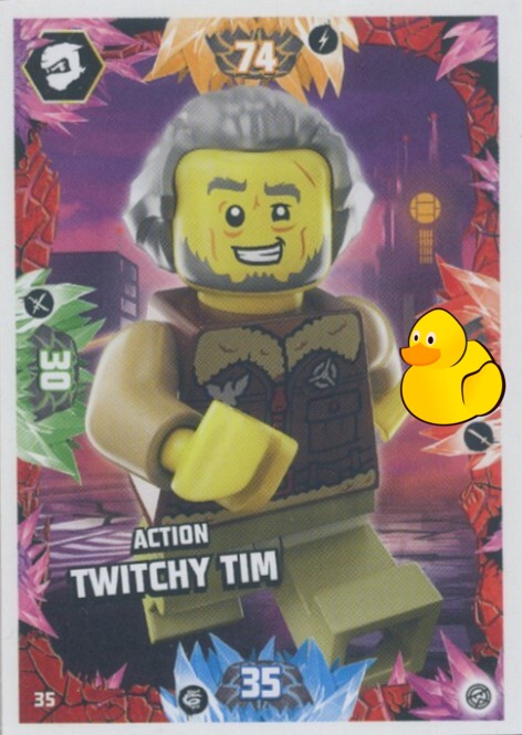 LEGO Ninjago Serie 8 | #035 Action Twitchy Tim