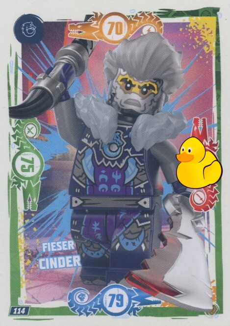 LEGO Ninjago Serie 9 Next Level  | #114 Fieser Cinder