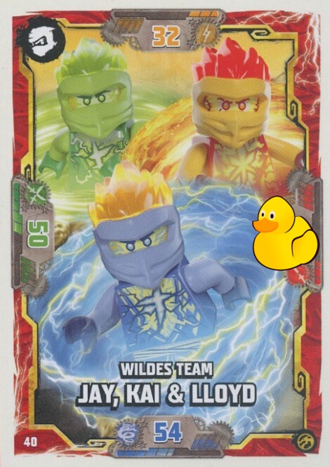 LEGO Ninjago Serie 7 | #040 Wildes Team Jay, Kai & Lloyd