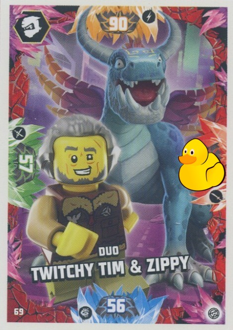 LEGO Ninjago Serie 8 | #069 Duo Twitchy Tim & Zippy