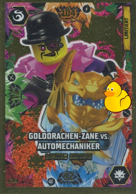 LEGO Ninjago Serie 8 Next Level | #LE19 Golddrachen-Zane vs. Automechaniker