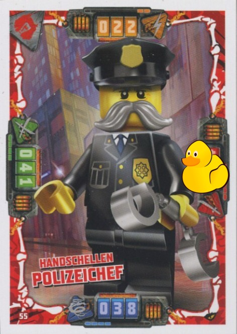 LEGO Ninjago Serie 4 | #055 Handschellen Polizeichef 