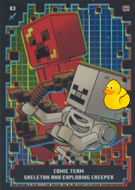 LEGO Minecraft Serie 2 |  #083 Comic Team Skeleton and Exploding Creeper