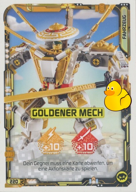 LEGO Ninjago Serie 5 | #220 Goldener Mech 