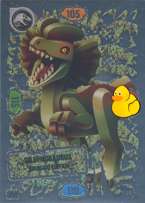 LEGO Jurassic World Serie 2 | #194 Dilophosaurus Jurassic Edition