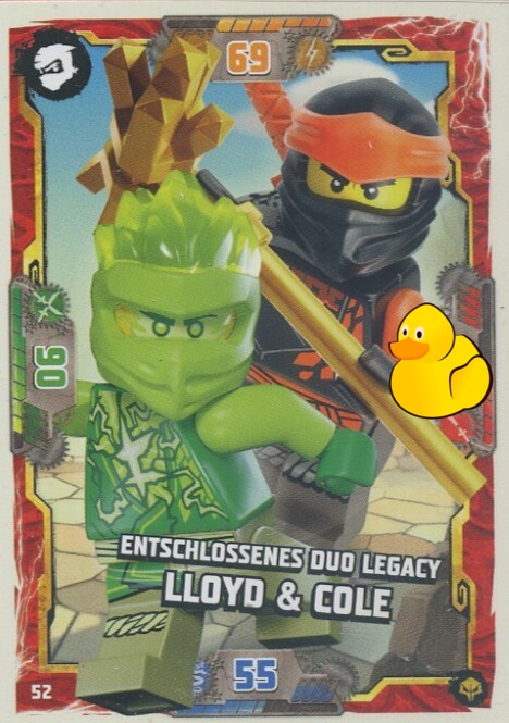 LEGO Ninjago Serie 7 Next Level | #052 Entschlossenes Duo Legacy Lloyd & Cole