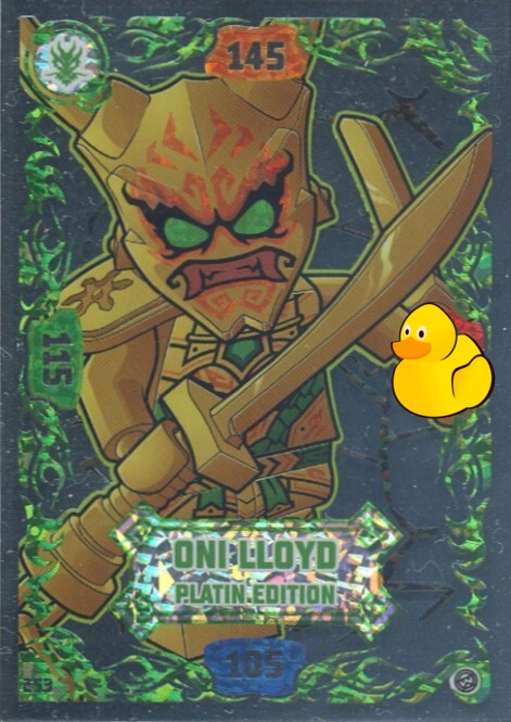 LEGO Ninjago Serie 8 | #253 Oni Lloyd Platin Edition