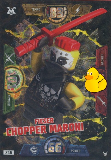 LEGO Ninjago Serie 3 | #246 Fieser Chopper Maroni LEGO Ninjago Serie 3 | #246 Fieser Chopper Maroni