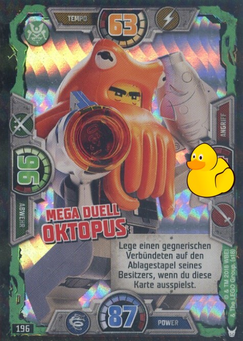 LEGO Ninjago Serie 3 | #196 Mega Duell Oktopus
