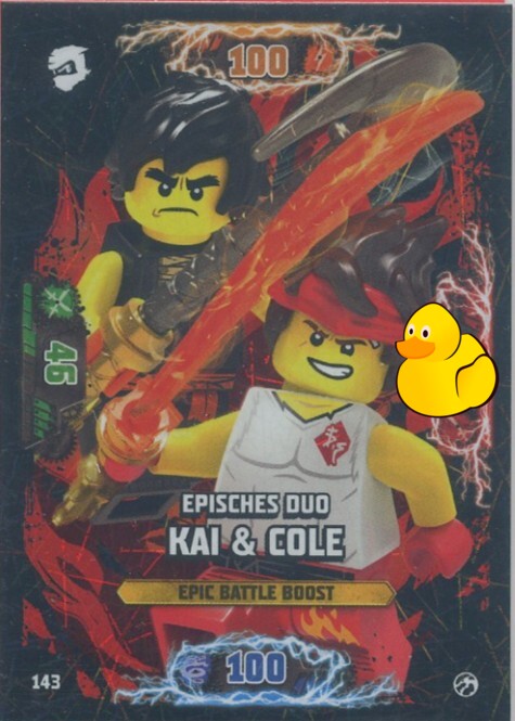 LEGO Ninjago Serie 7 | #143 Episches Duo Kai & Cole