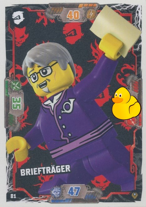 LEGO Ninjago Serie 9 Next Level  | #081 Briefträger