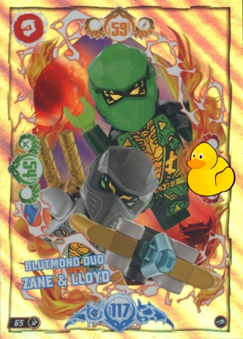 LEGO Ninjago Serie 10 |  #065 Blutmond Duo Zane & Lloyd