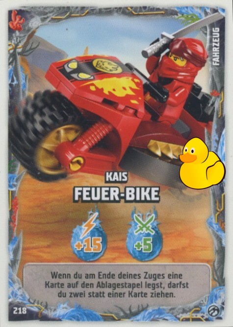 LEGO Ninjago Serie 7 | #218 Kais Feuer-Bike